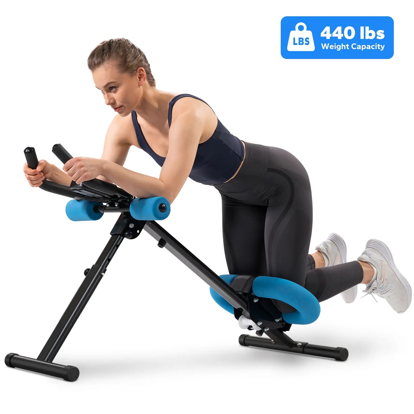 Summer Body Ready! 10-Level Adjustable Ab Trainer Foldable Home Gym Equipment