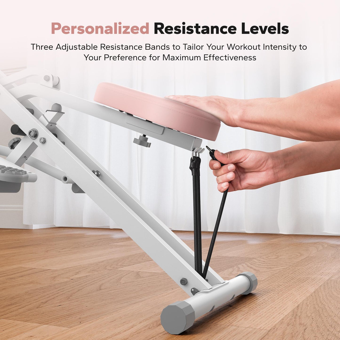 Summer Hip & Leg Shaping｜2-in-1 Squat Rowing Machine 350LBS Adjustable Resistance with LCD Monitor