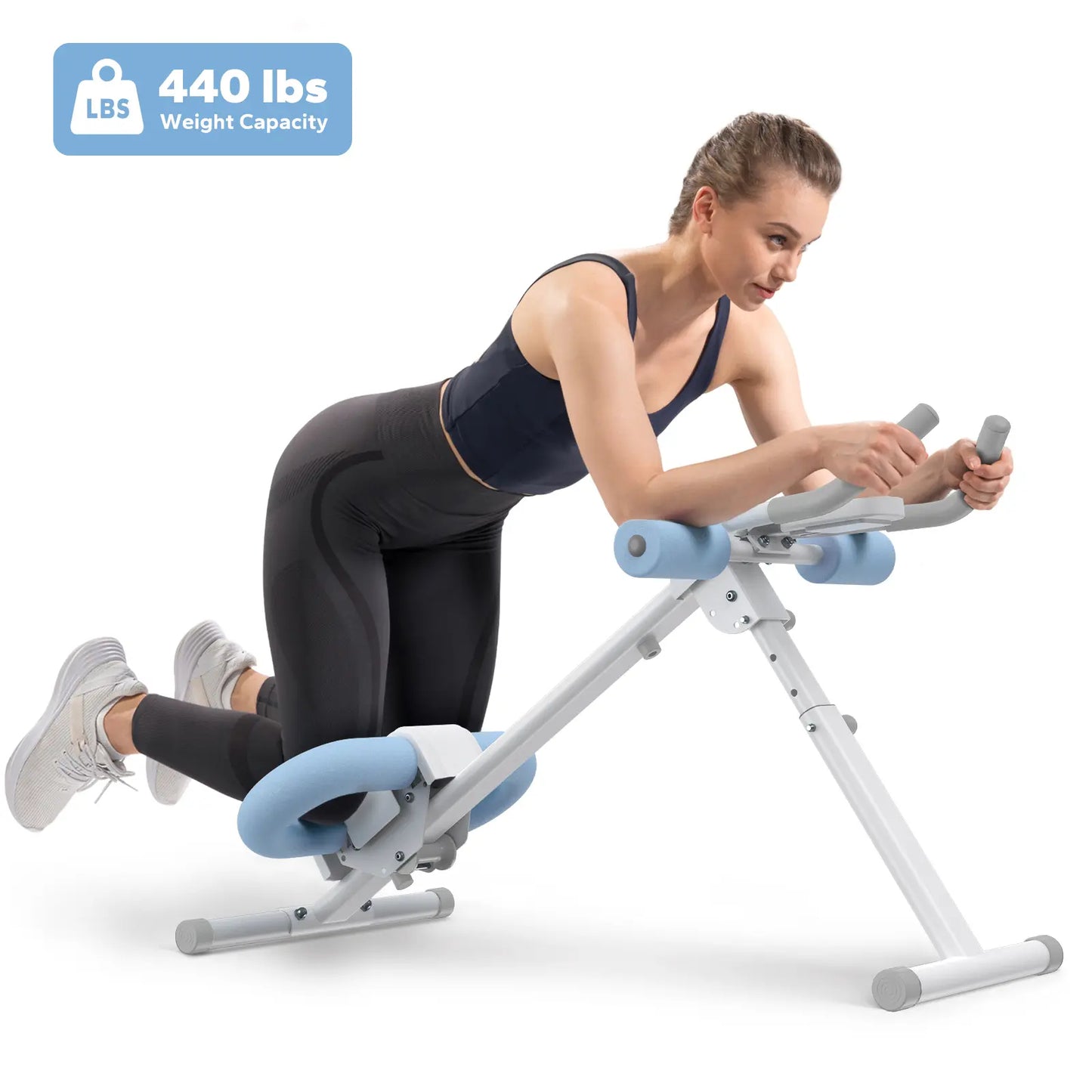 Summer Body Ready! 10-Level Adjustable Ab Trainer Foldable Home Gym Equipment