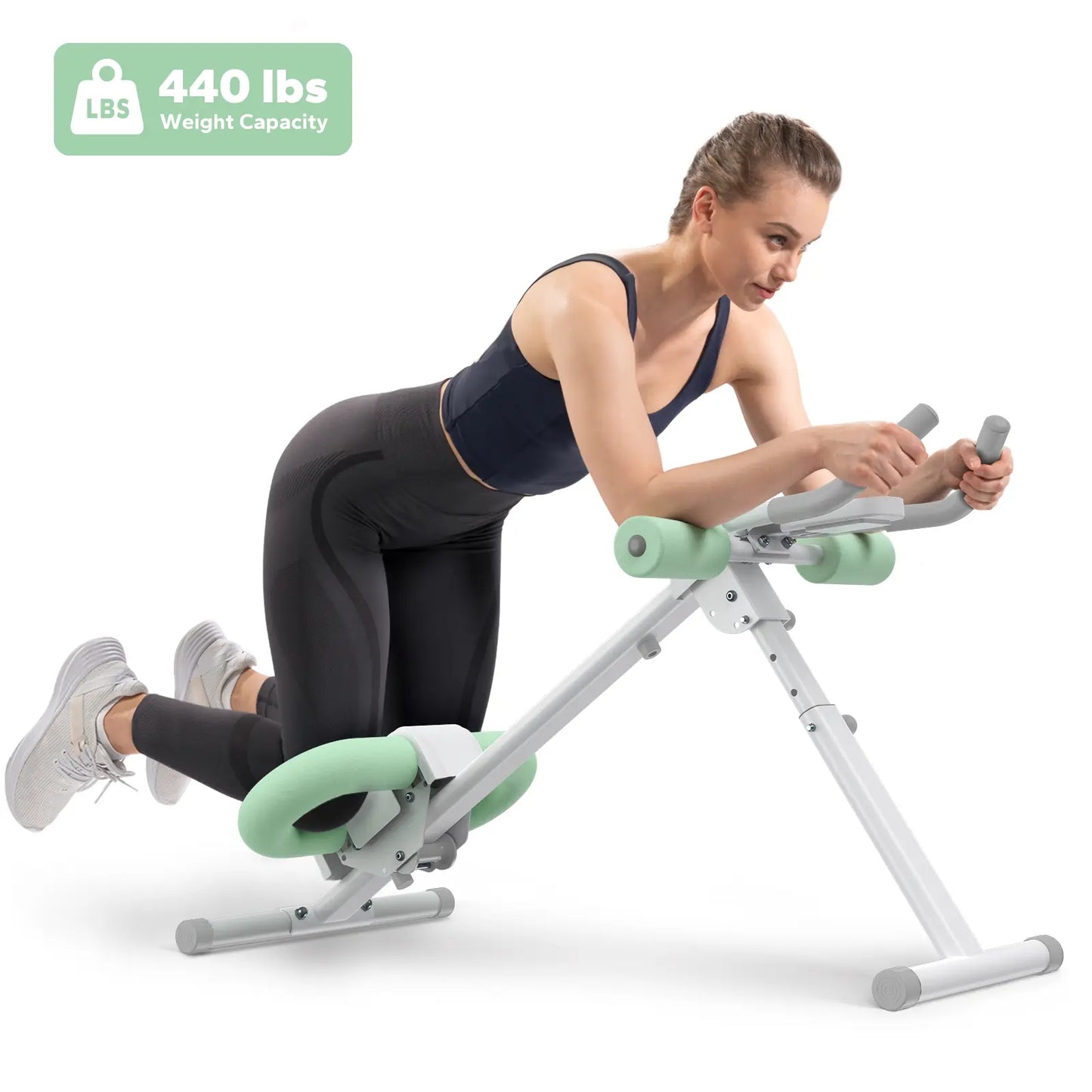 Summer Body Ready! 10-Level Adjustable Ab Trainer Foldable Home Gym Equipment