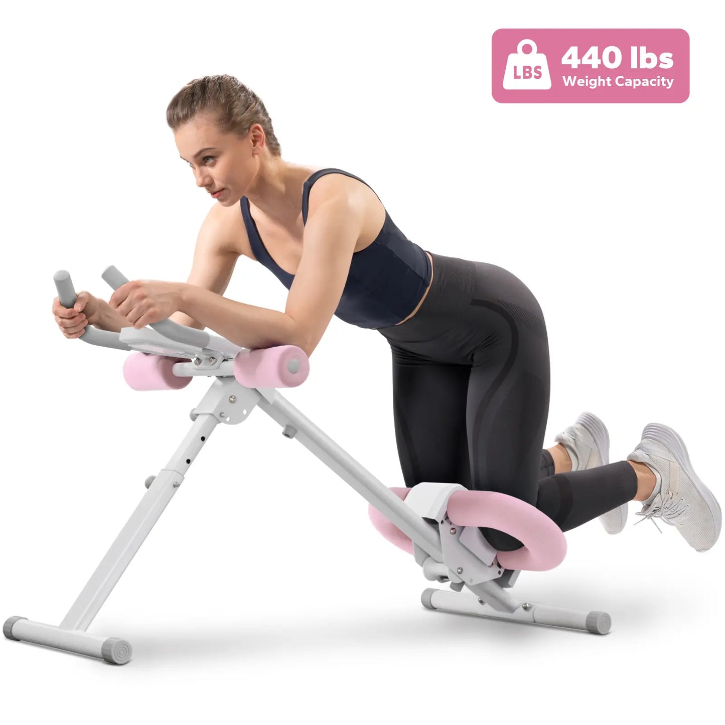 Summer Body Ready! 10-Level Adjustable Ab Trainer Foldable Home Gym Equipment